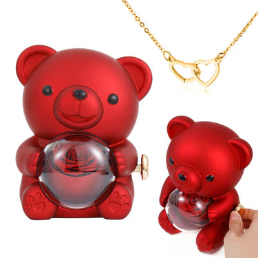 Bear with a Surprise – Jewelry Box with Necklace
